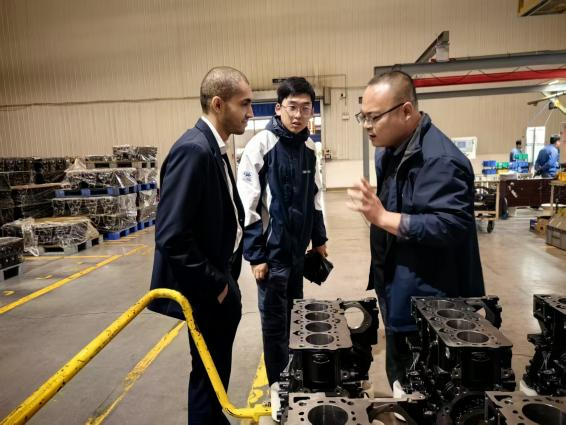 On September 26, Egyptian clients visited Kunming Yunnei Power Intelligent Equipment Co., Ltd.
